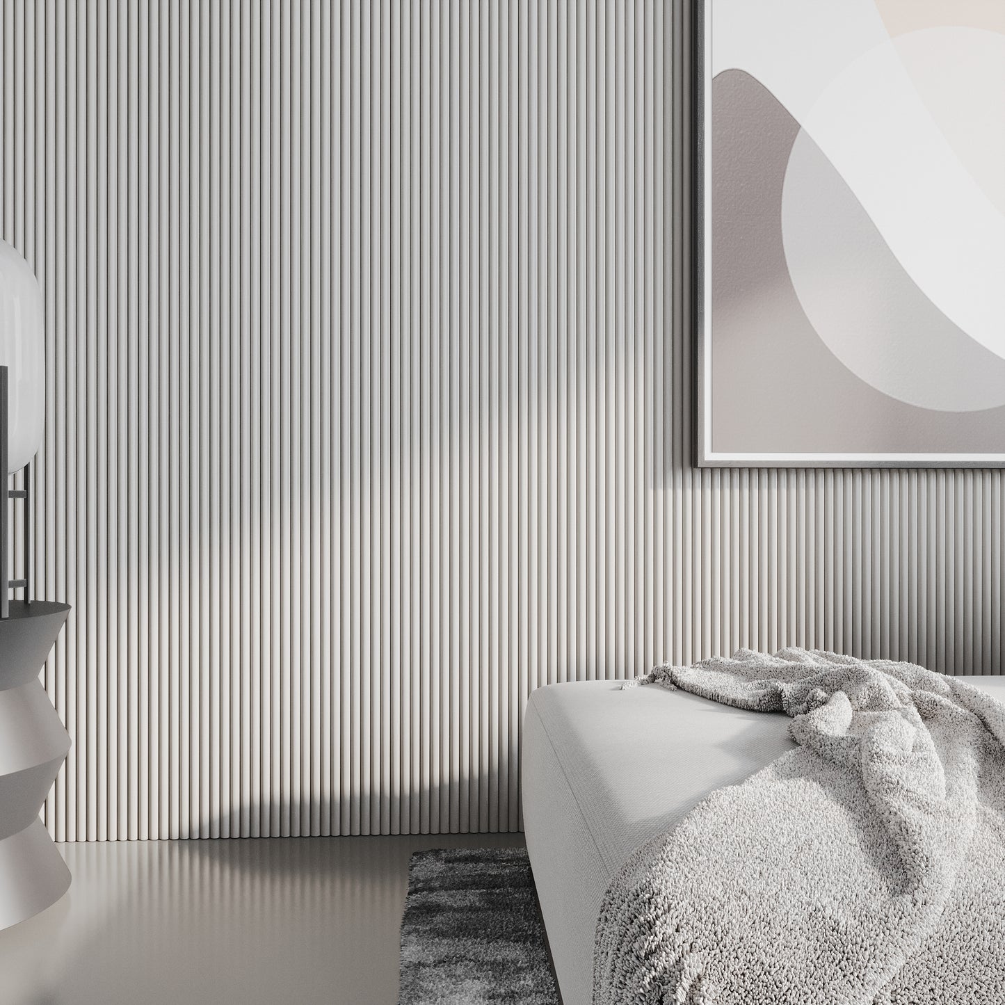 Taupe - Arc Fluted