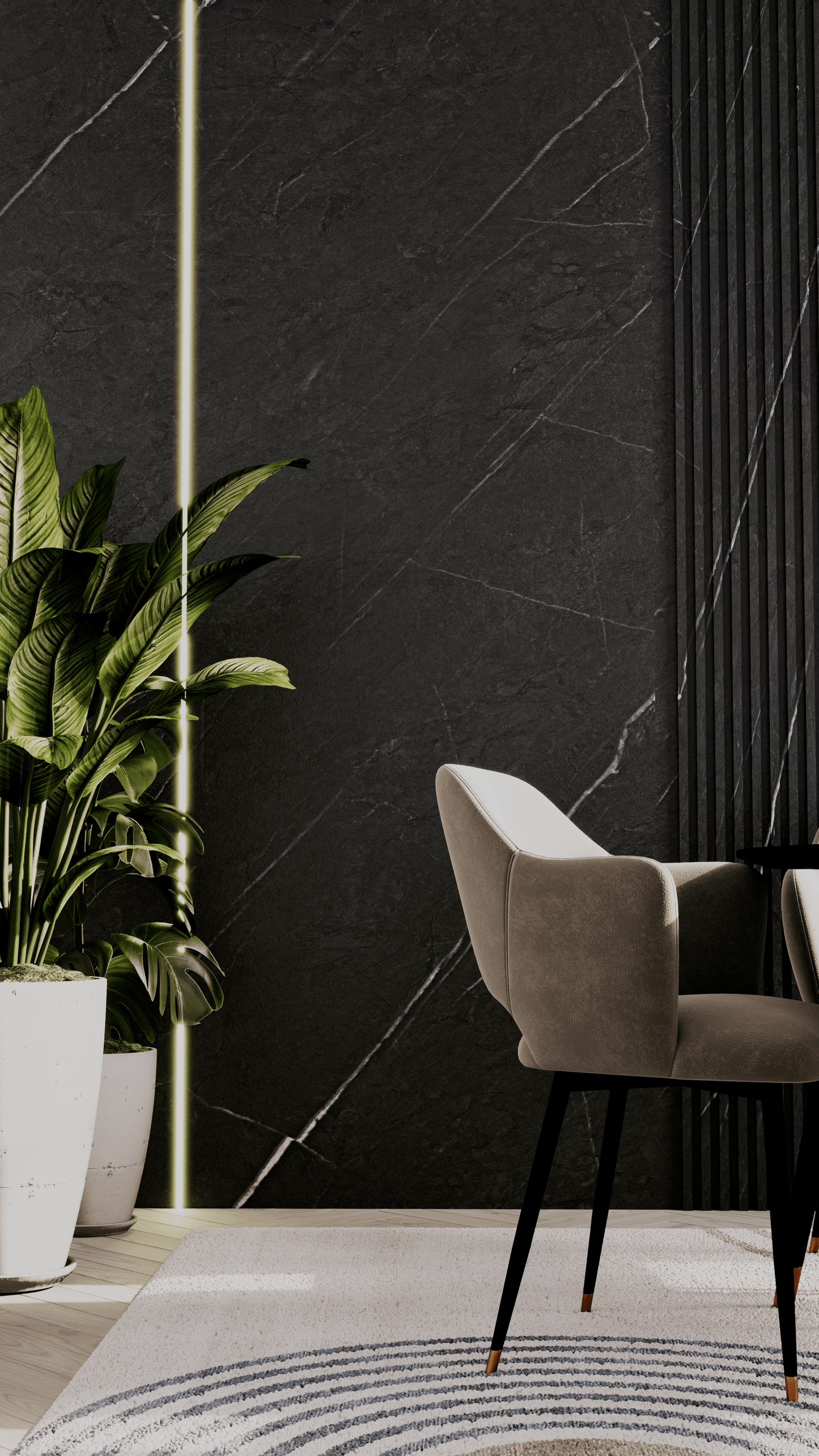 Black Marble Wall Panel - 5003