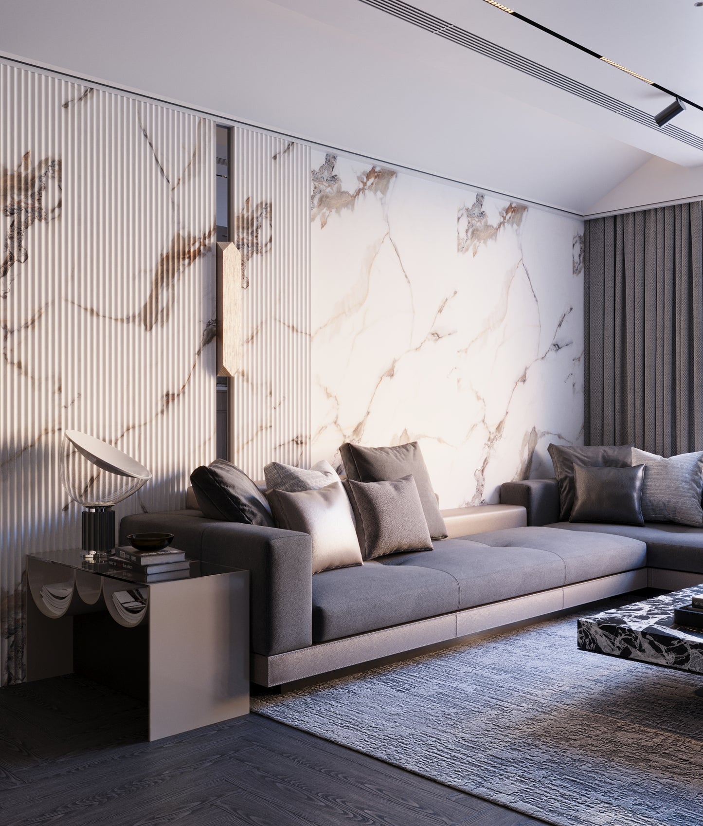 Carrara Marble - Inner Arc