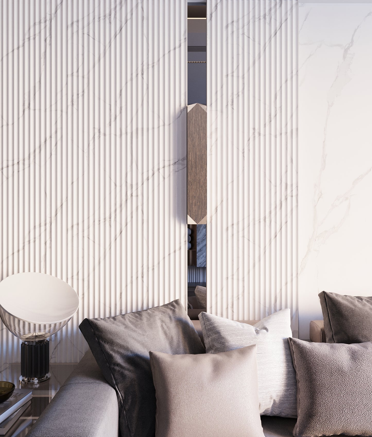 Pure White Marble - Inner Arc