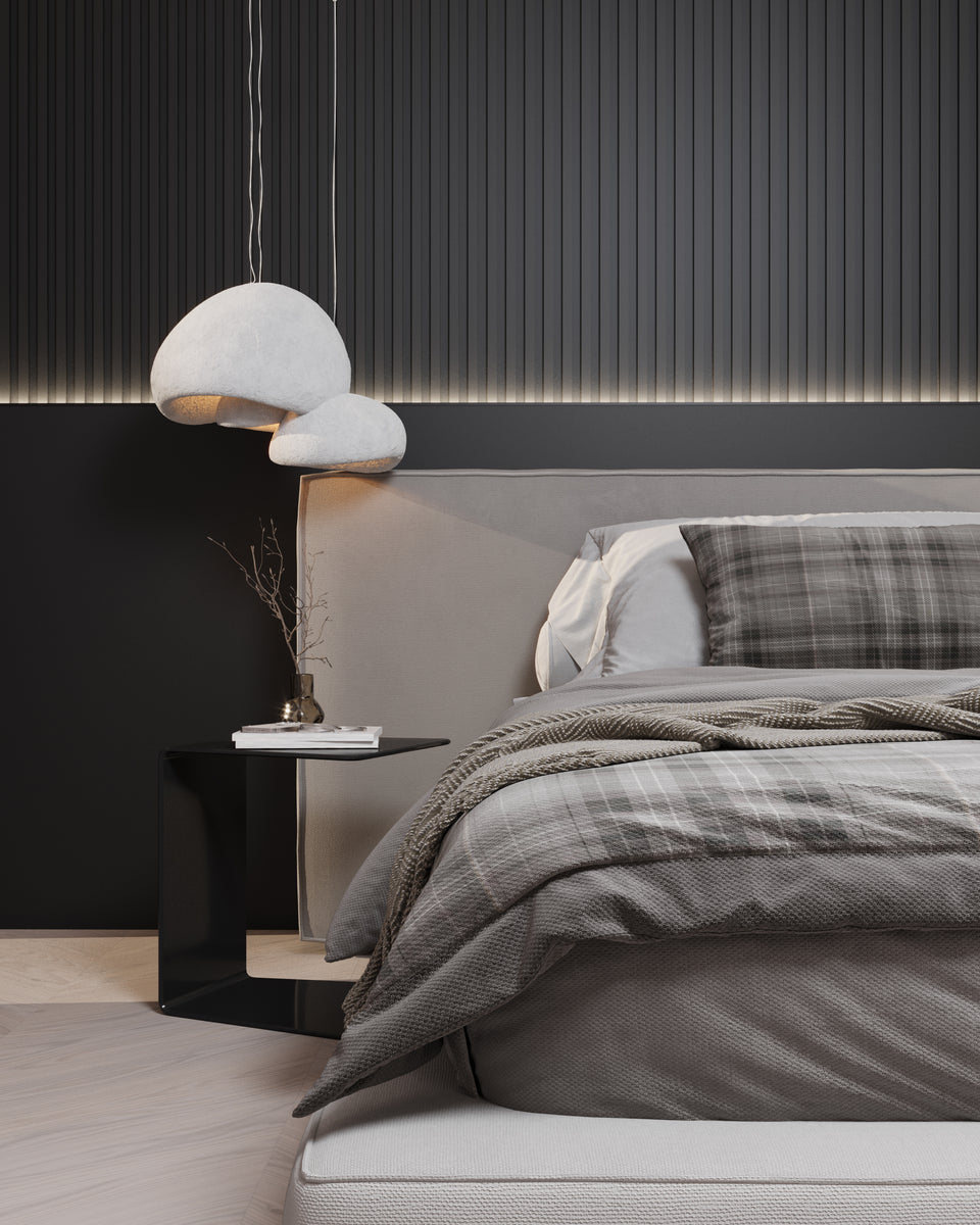 Matte Black - Large Fluted
