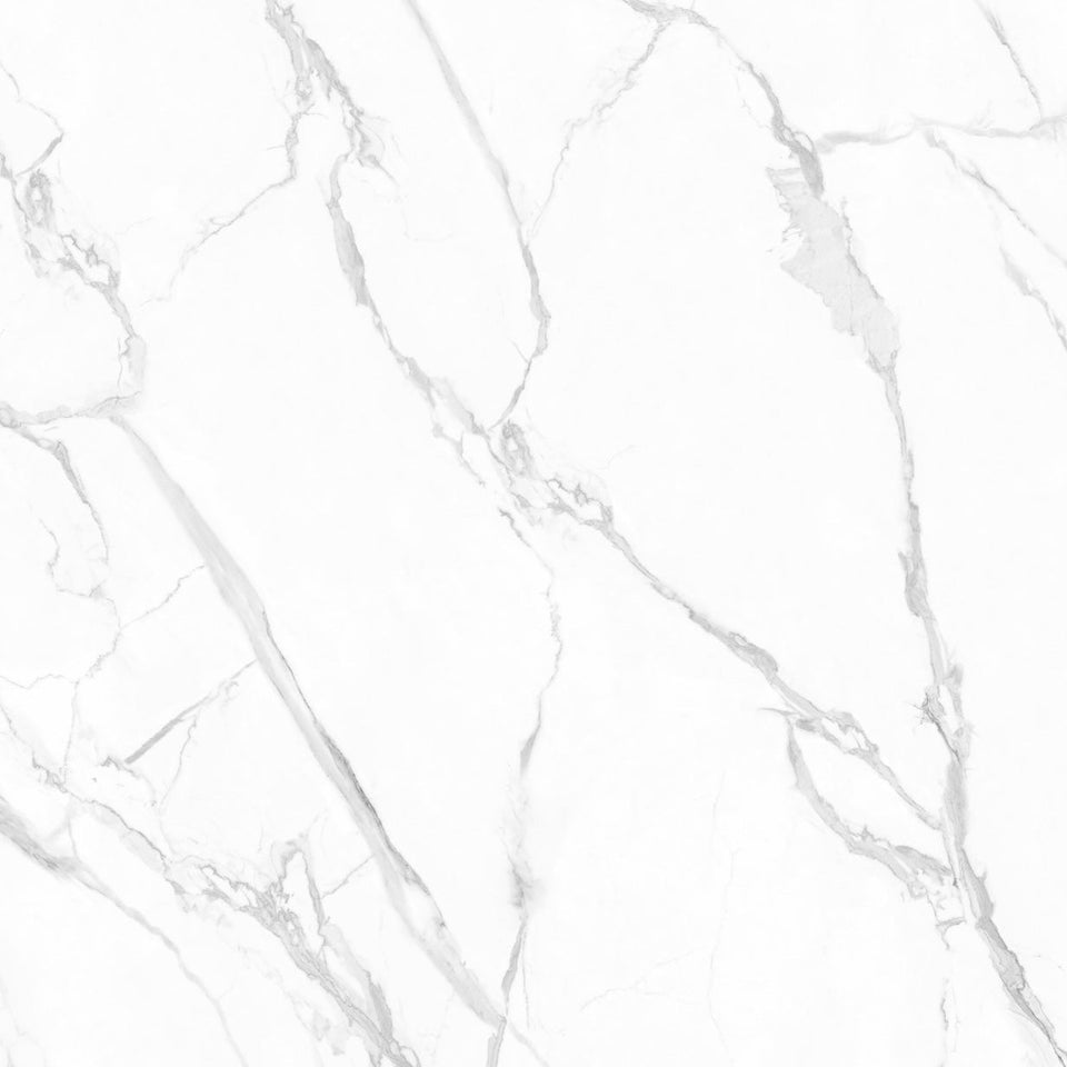 Pure White Stone - Large Fluted