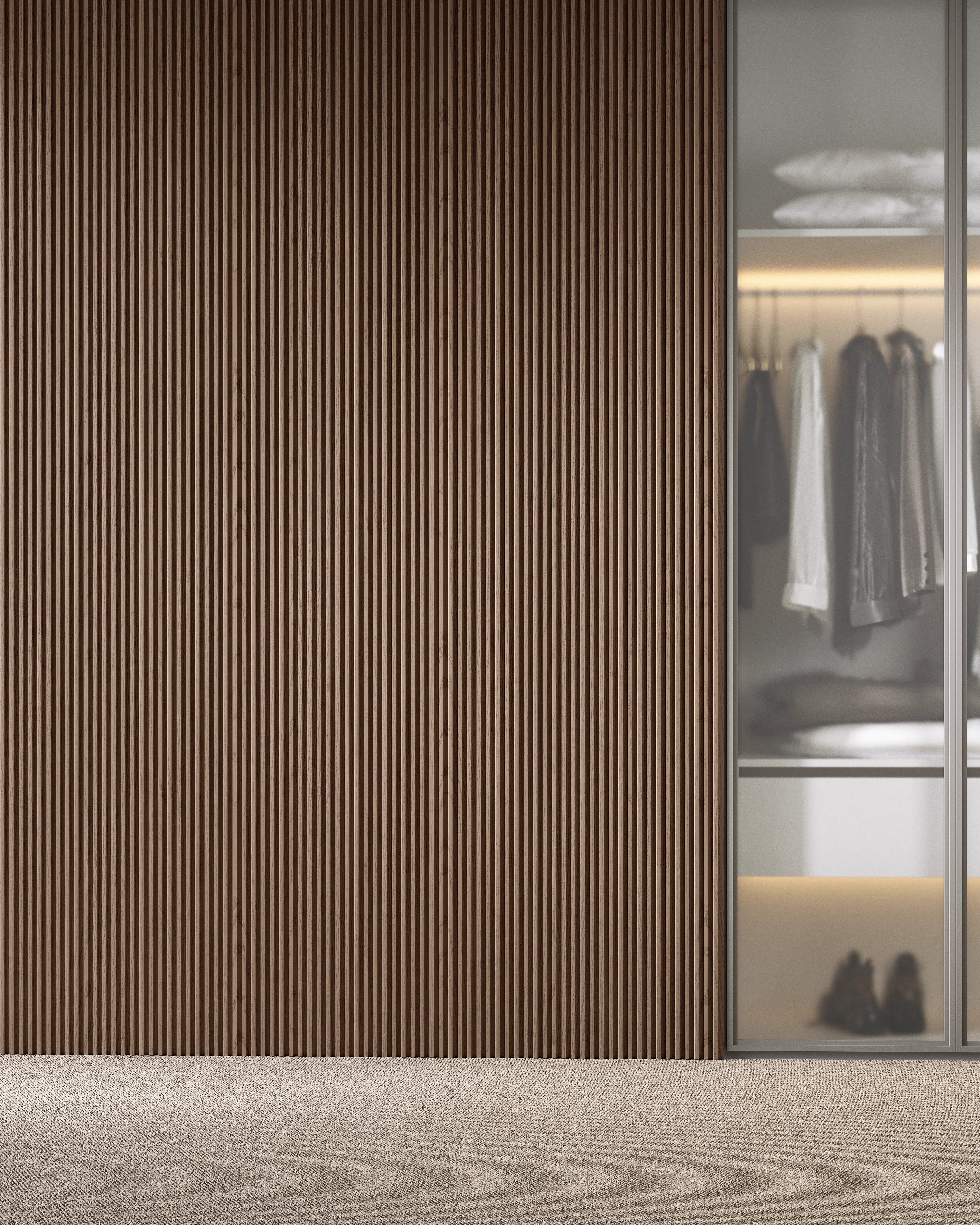 Birch Wood - Deep Small Fluted