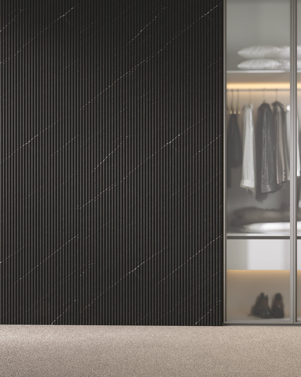 Black Marble - Deep Small Fluted