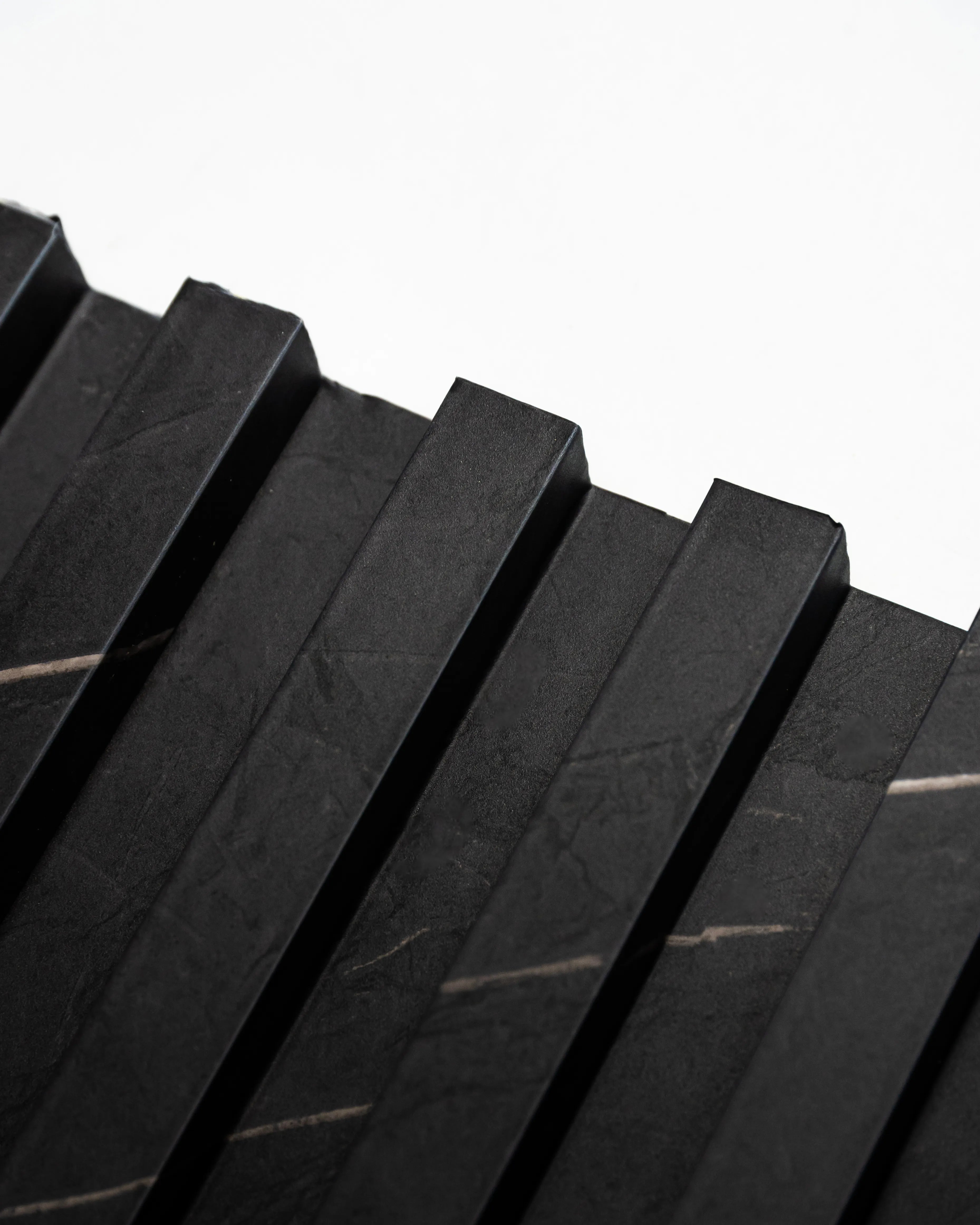 Black Marble - Large Fluted