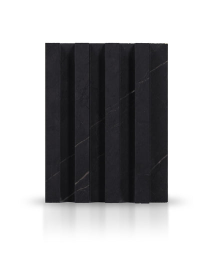Black Marble - Large Fluted