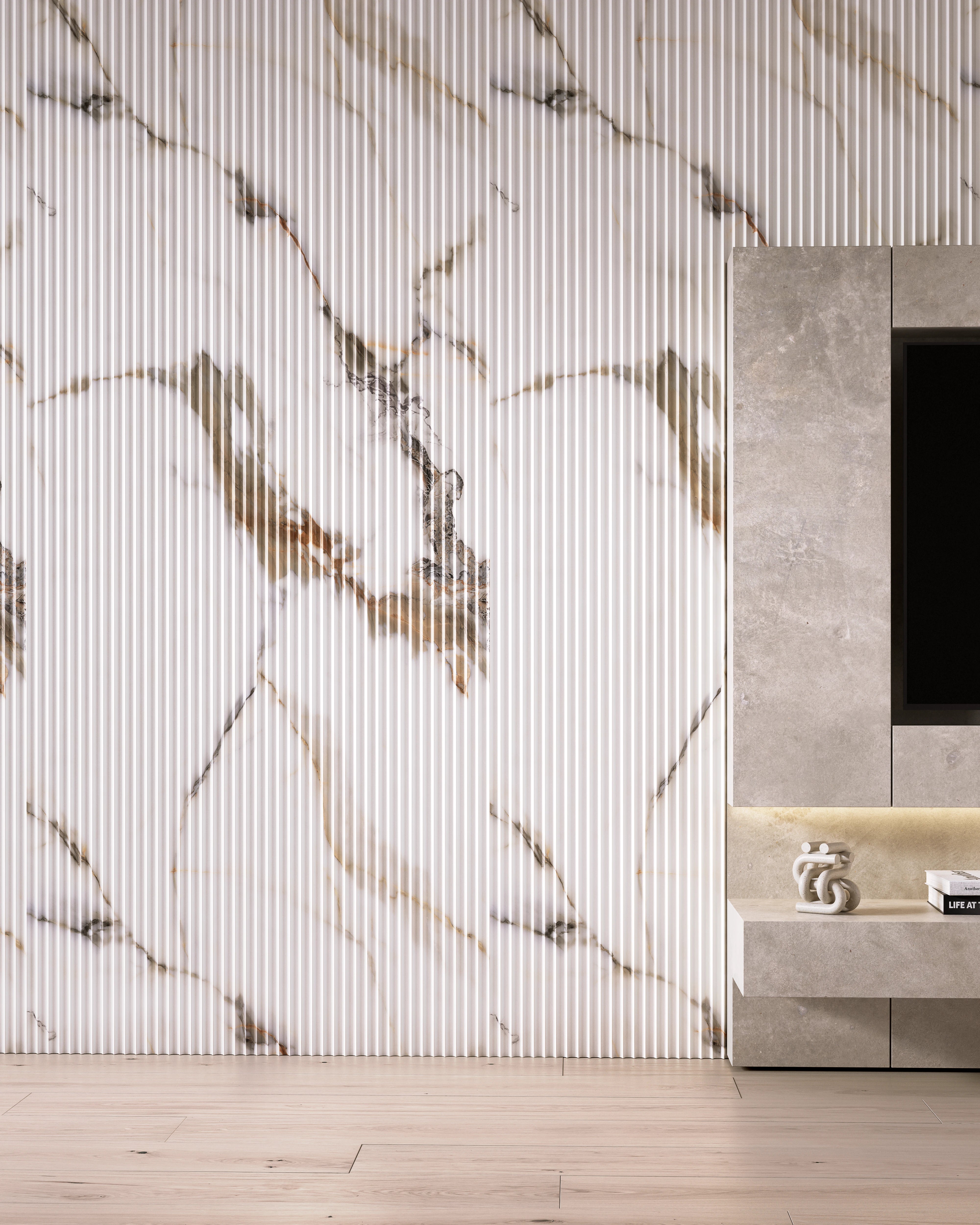 Carrara Marble - Inner Arc