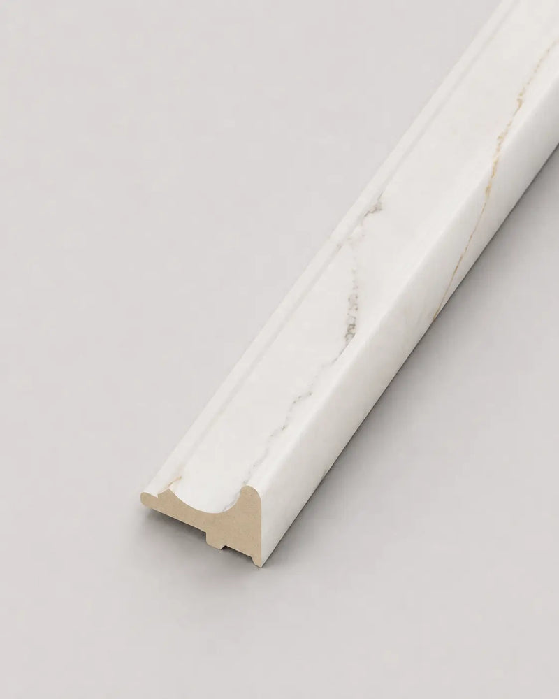 Carrara Marble - Veneer Matched Edge Strip Trim - Inner Arc