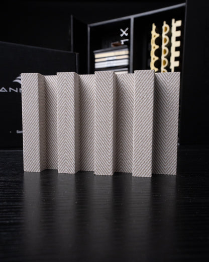 Herringbone Twill - Large Fluted