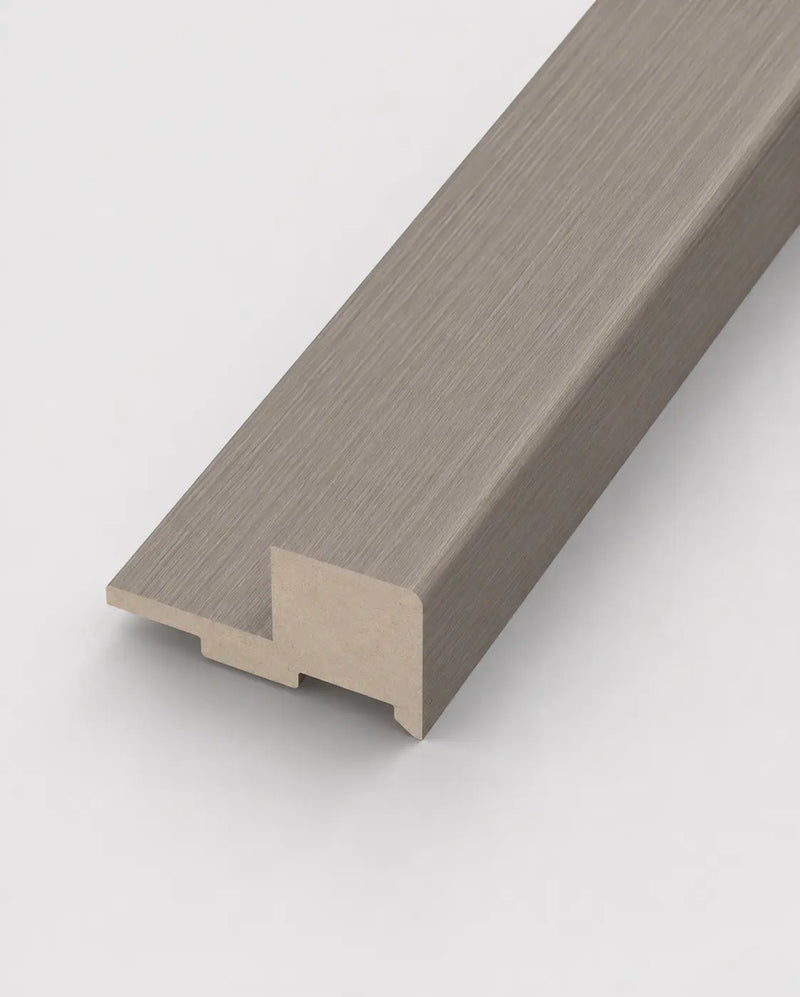 Grey Oak - Veneer Matched Edge Strip Trim - Large Fluted