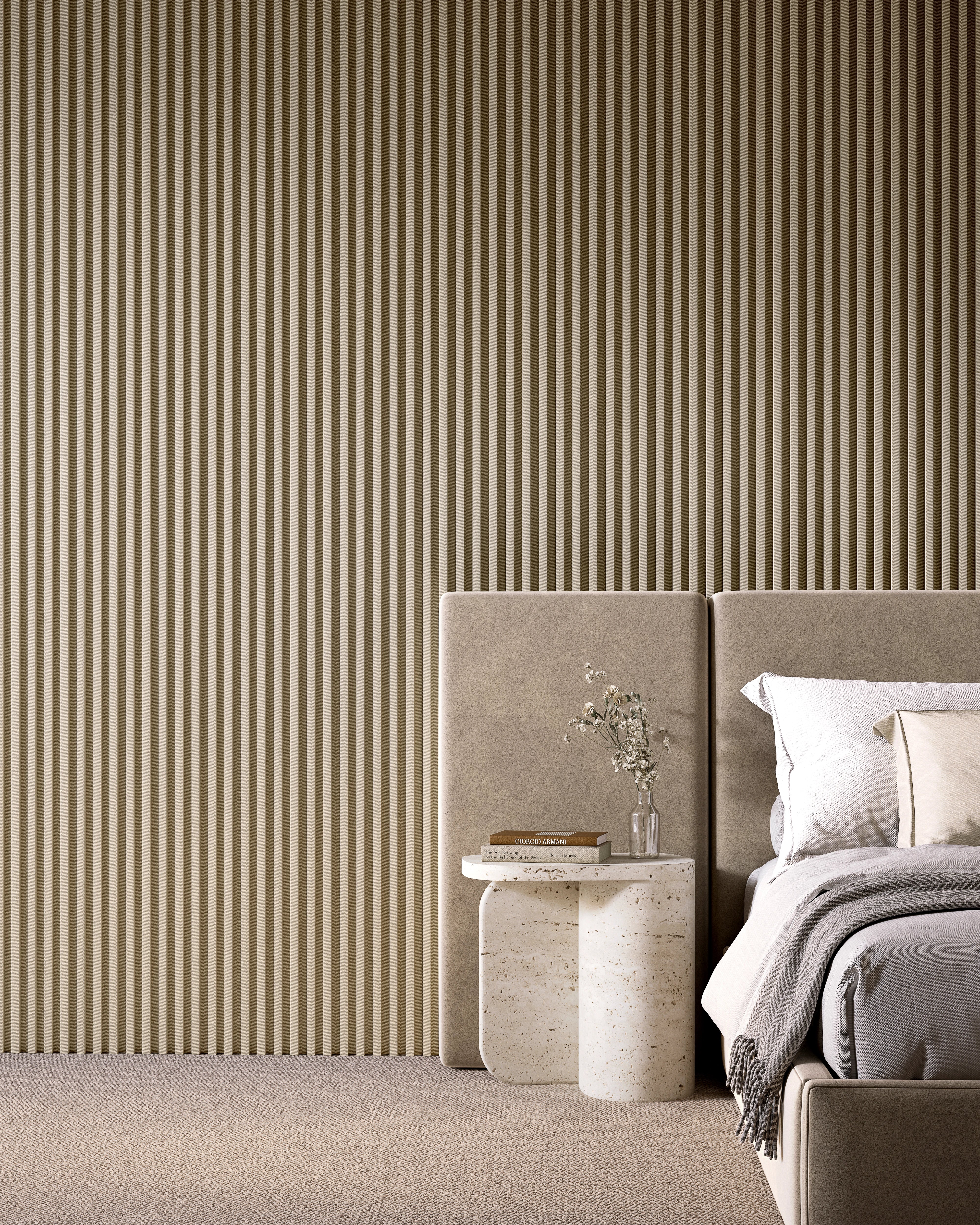 Herringbone Twill - Large Fluted
