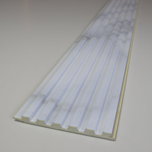 Pure White Marble - Small Fluted