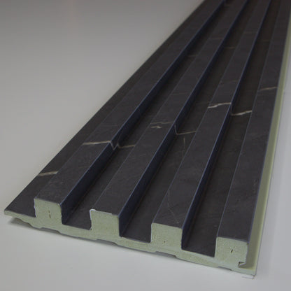 Black Marble - Large Fluted