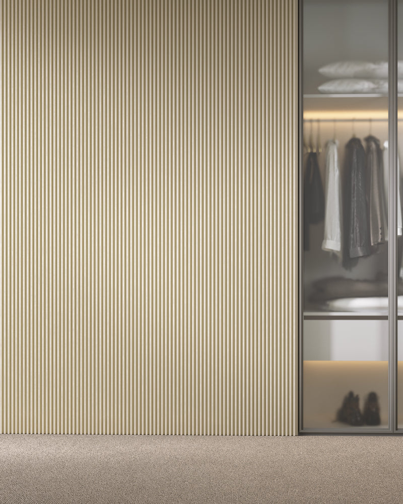 Muted Beige - Deep Small Fluted