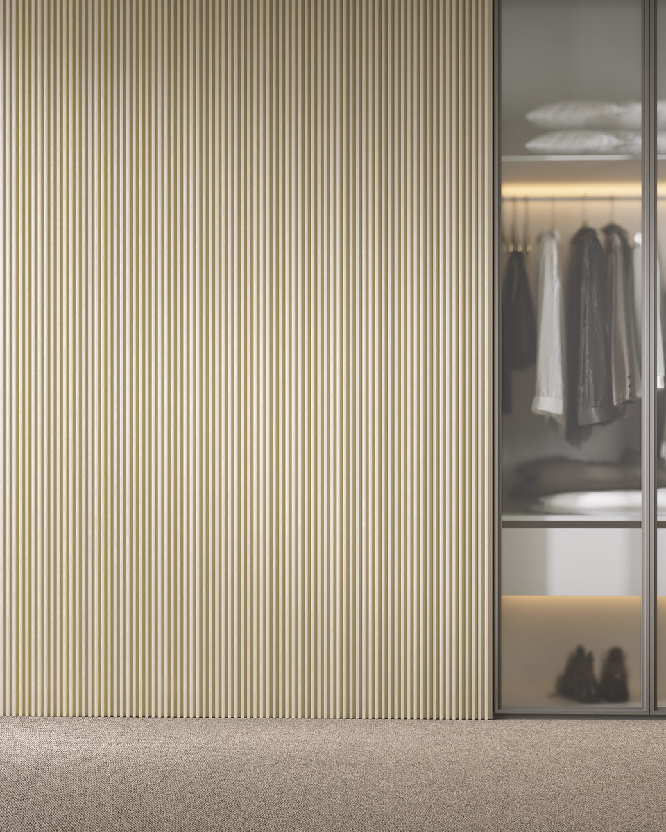 Muted Beige - Deep Small Fluted