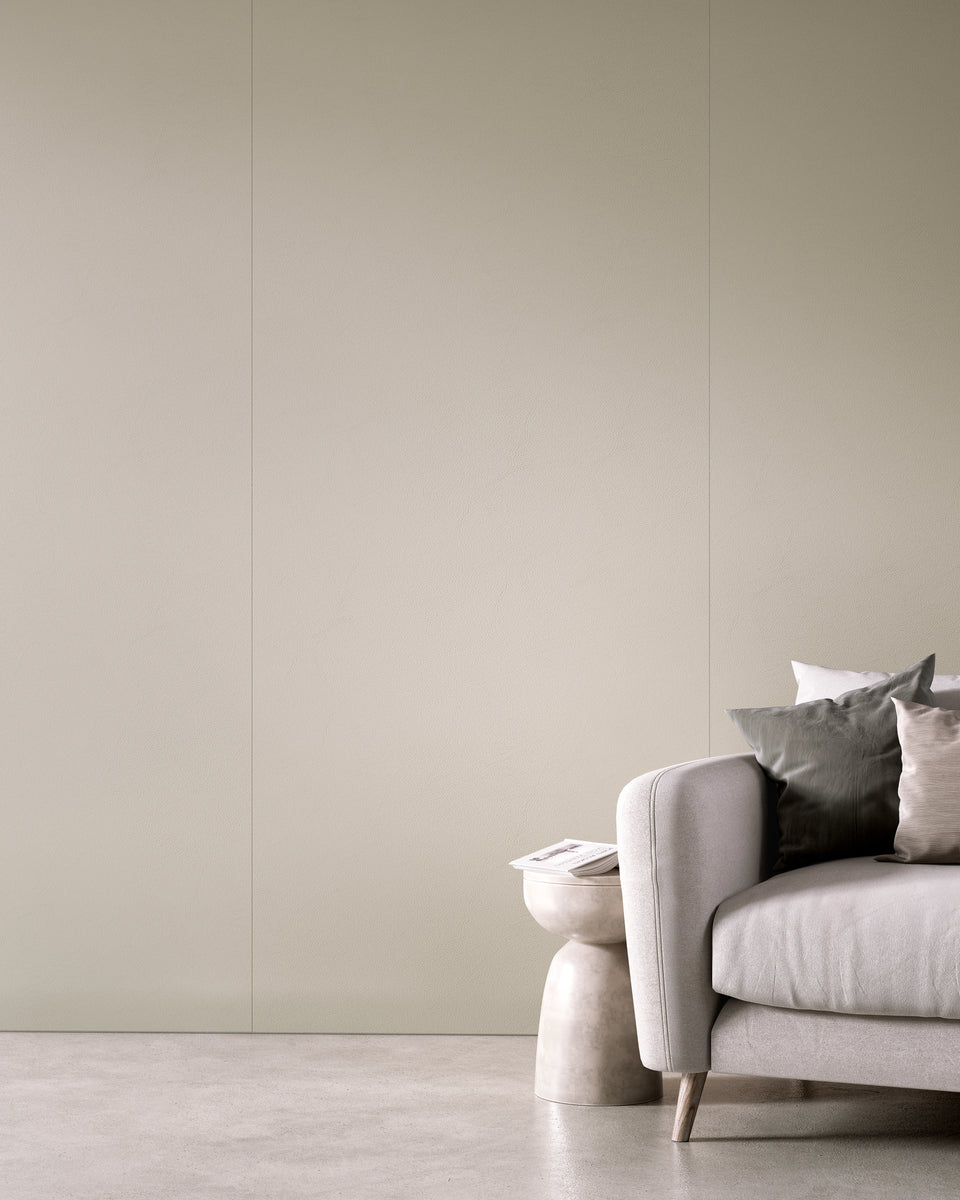 Off White Leather - Flat Panel