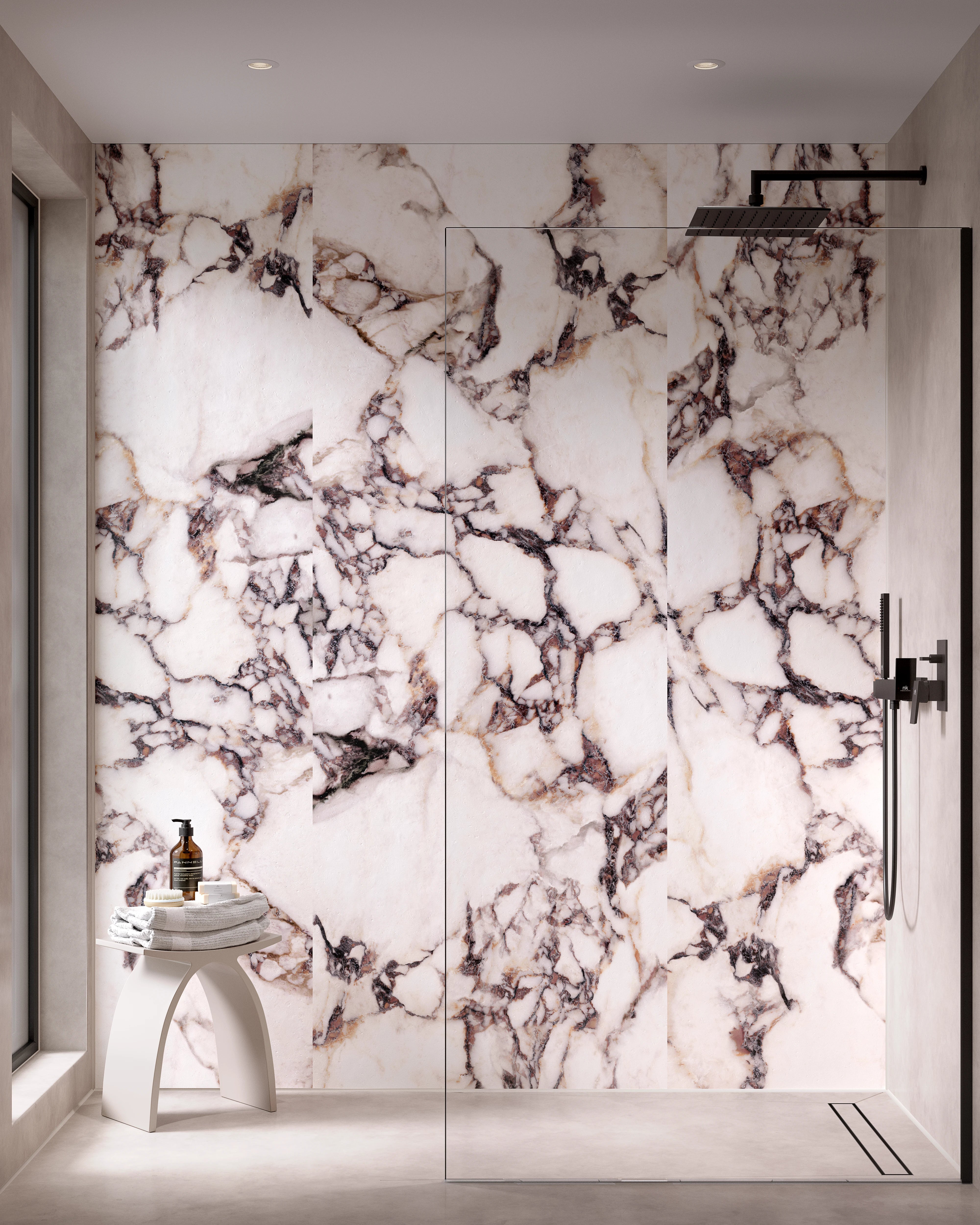 Viola Marble - Shower Panel