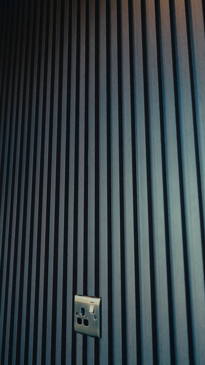 Ebony Drift - Large Fluted