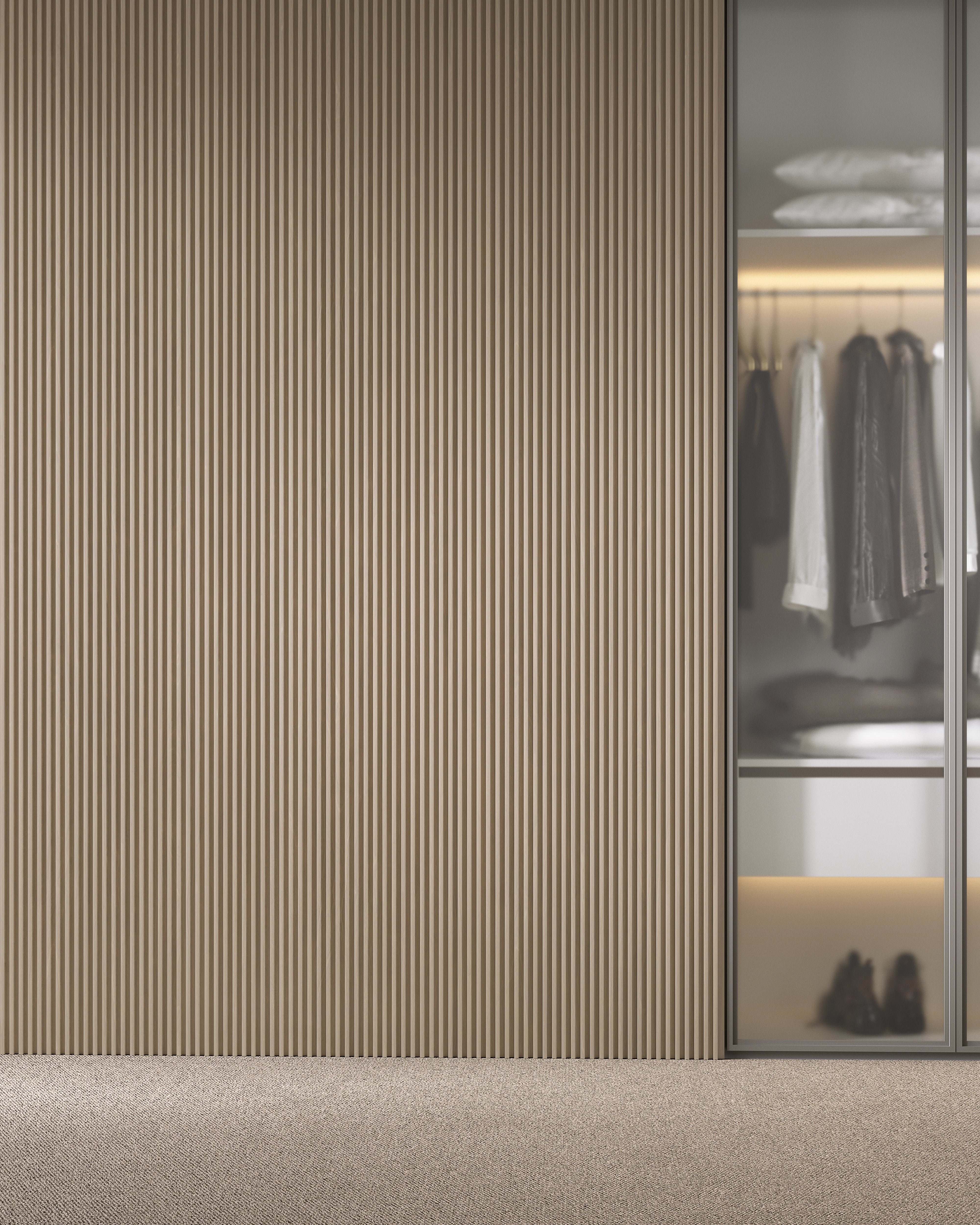 Poplar Wood - Deep Small Fluted
