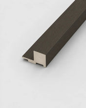 Striped Pale Taupe - Veneer Matched Edge Strip Trim - Deep Small Fluted