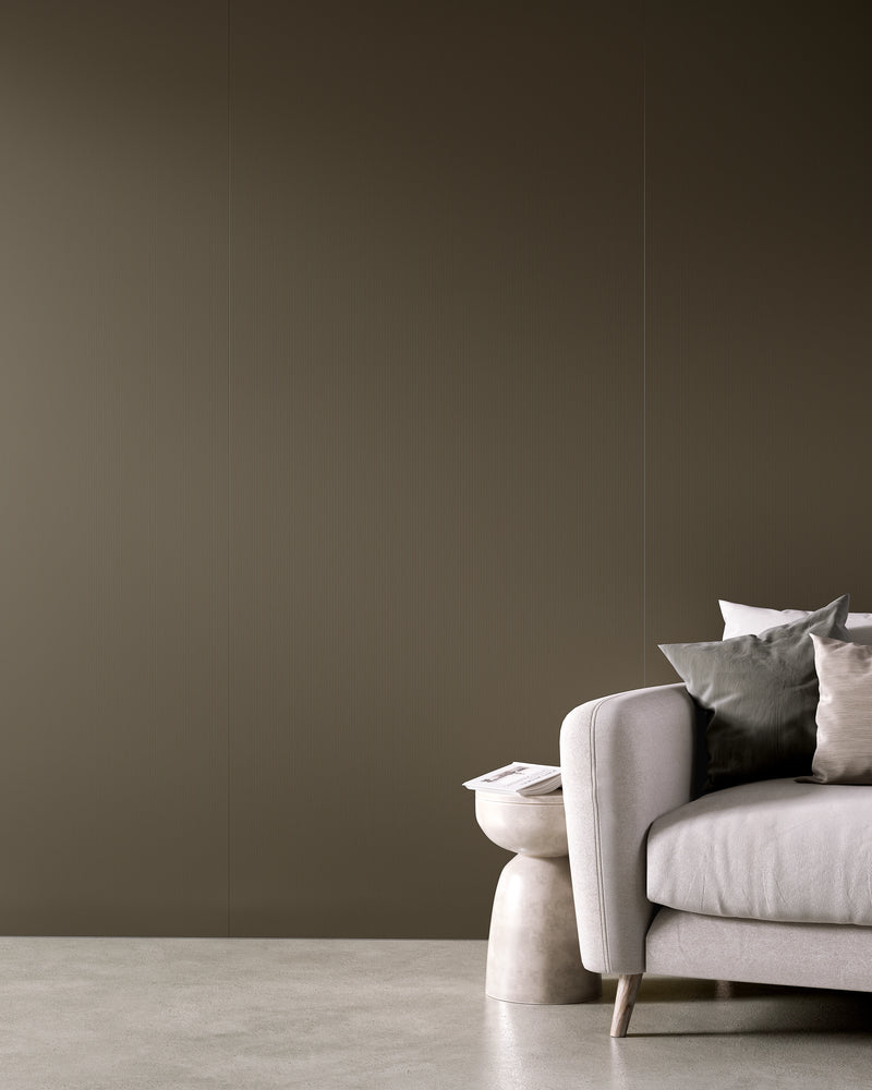 Striped Pale Taupe - Flat Panel