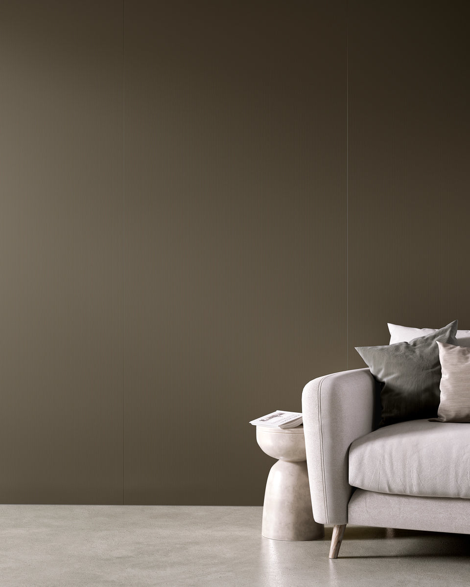 Striped Pale Taupe - Flat Panel