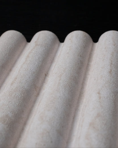 Washed Travertine - Arc Fluted