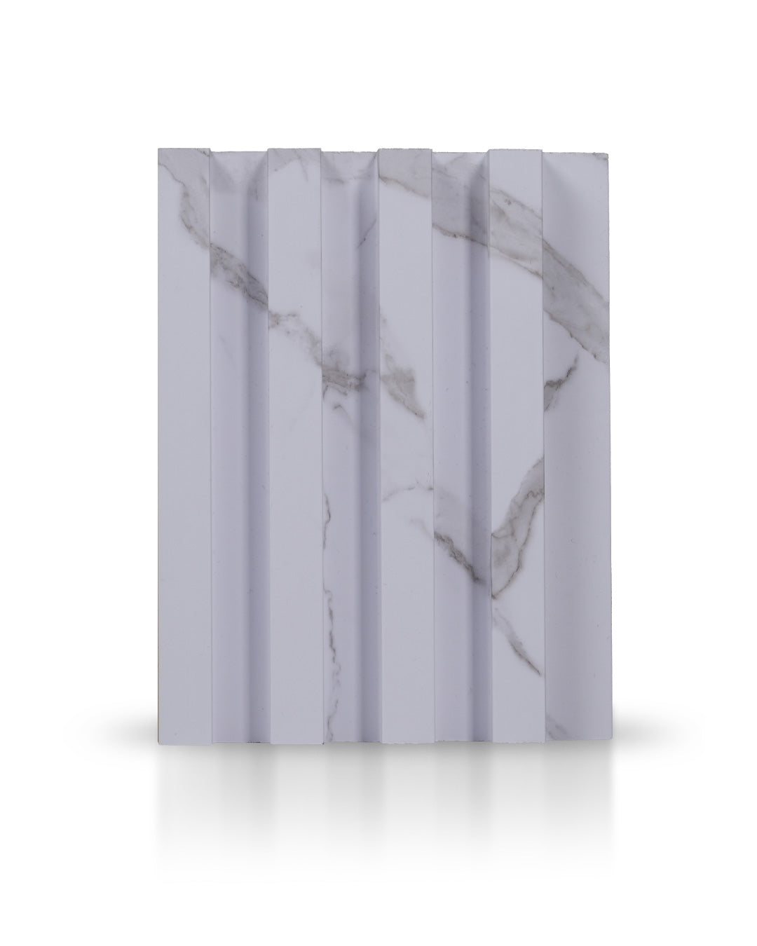 Pure White Stone - Large Fluted