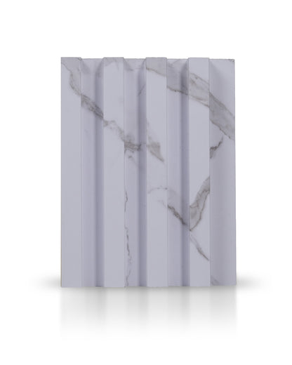 Pure White Marble - Large Fluted